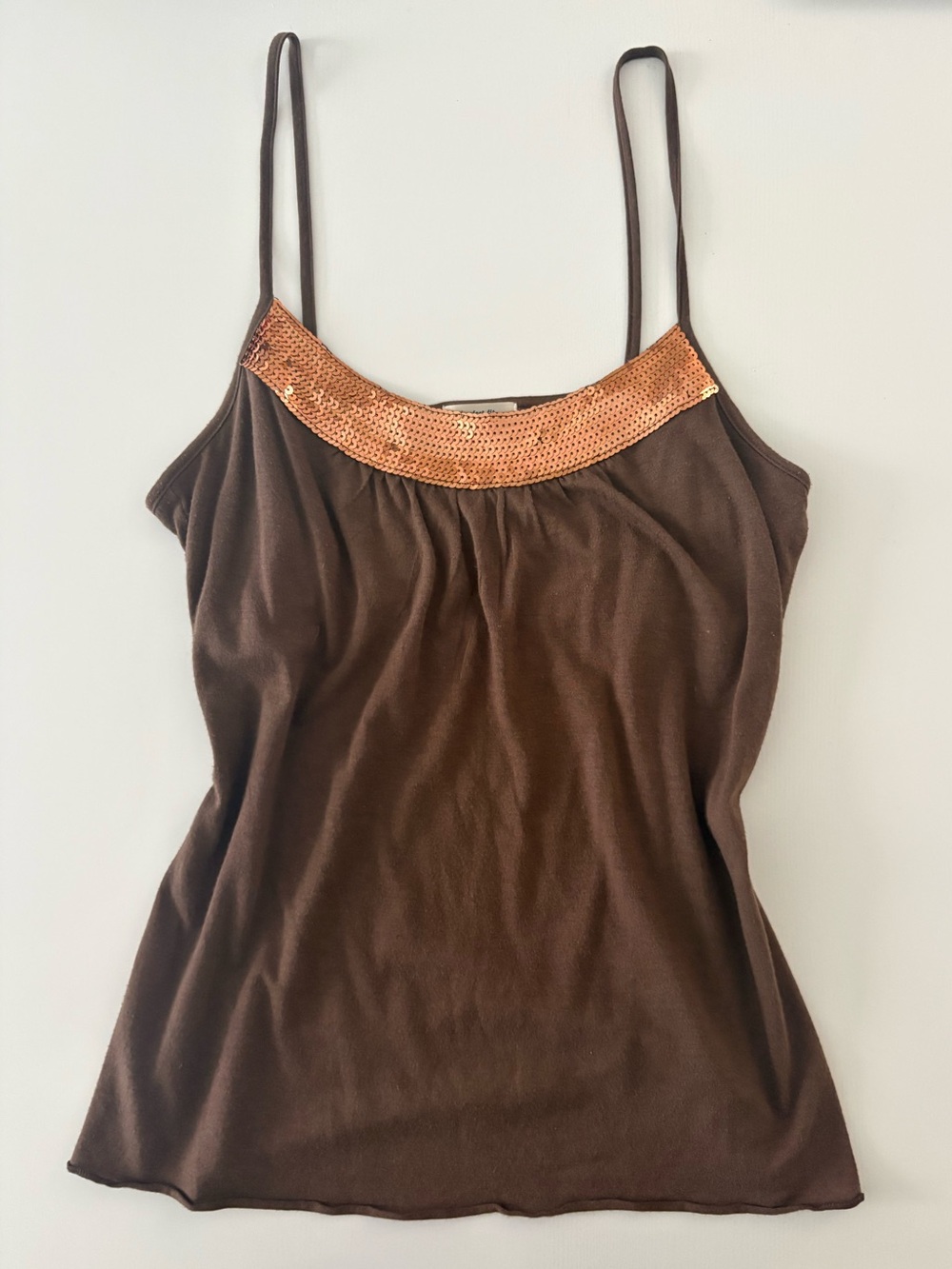Vintage Tank with Sequins XS